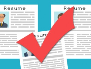 Resumes with right format