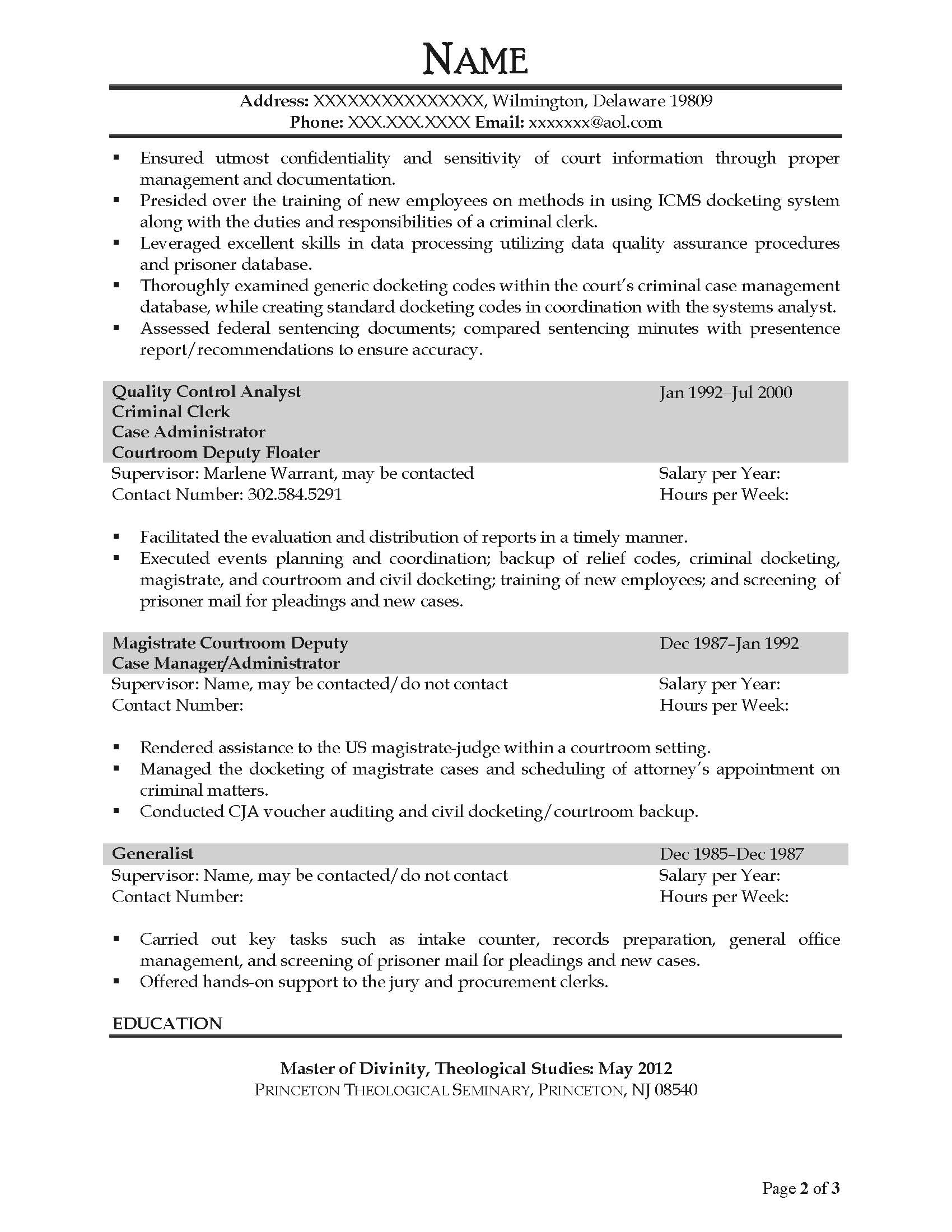 paid resumes