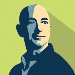 Jeff Bezos, Amazon.com's owner, a successful entrepreneur that made millions from his IT career