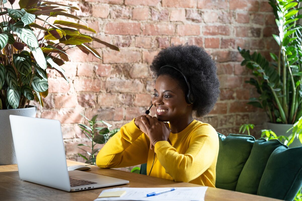 woman job seeker heeding video interview tips for her job hunt